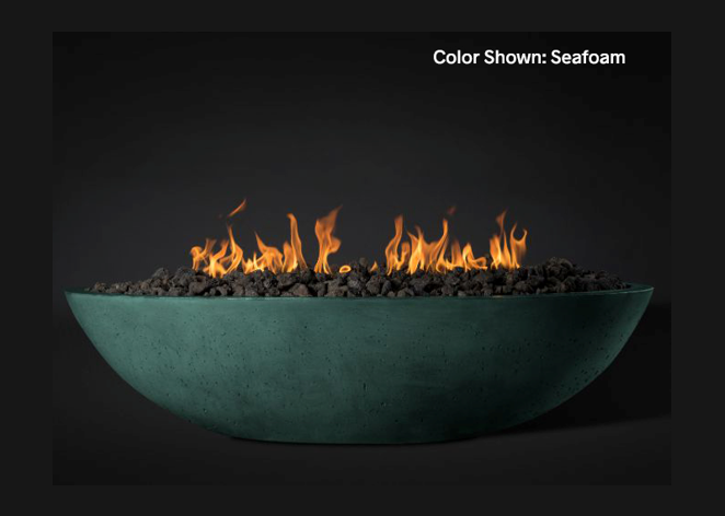 Fire Bowl Oasis: Oval 60" with Electronic Ignition - Free Cover