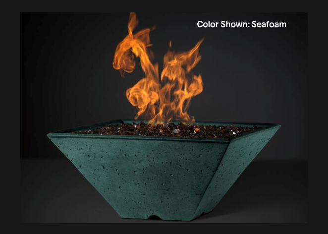 Fire Bowl Ridgeline: Square with Electronic Ignition - Free Cover