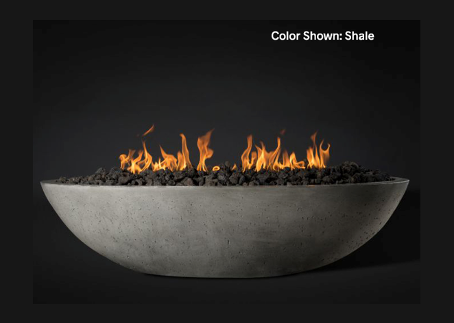 Fire Bowl Oasis: Oval 60" with Electronic Ignition - Free Cover