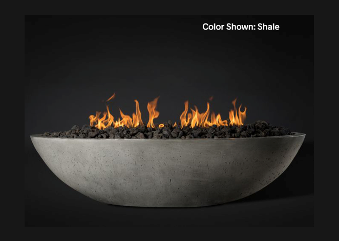 Fire Bowl Oasis: Oval 60" with Match Ignition  - Free Cover