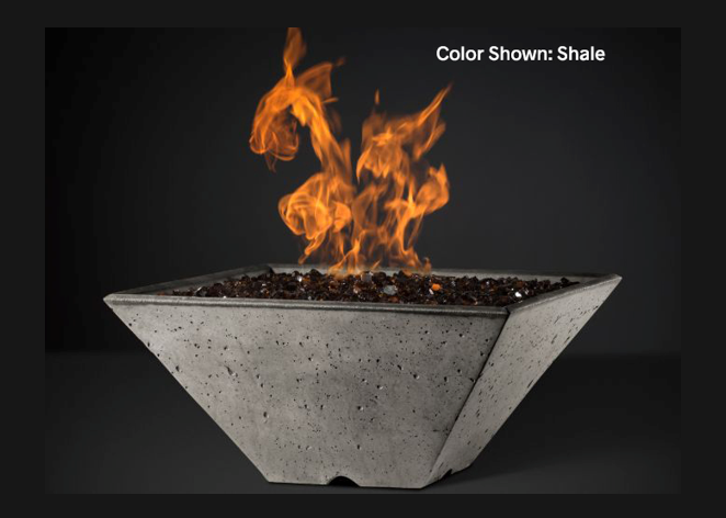 Fire Bowl  Ridgeline: Square with Match Ignition - Free Cover