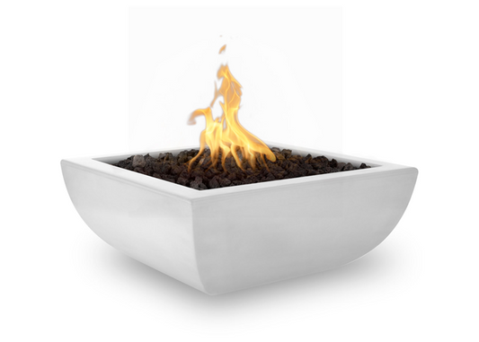 The Outdoor Plus Avalon Concrete Fire Bowl + Free Cover - The Fire Pit Collection