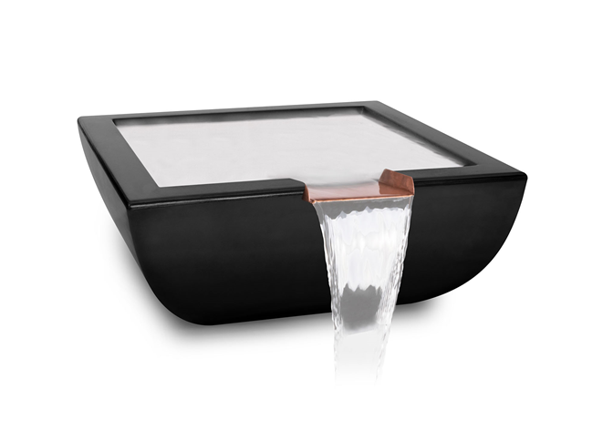 The Outdoor Plus Avalon Concrete Water Bowl + Free Cover - The Fire Pit Collection