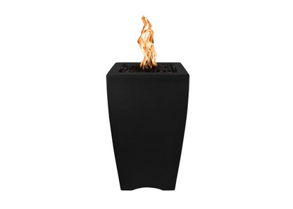 The Outdoor Plus Baston Concrete Fire Pillar + Free Cover - The Fire Pit Collection