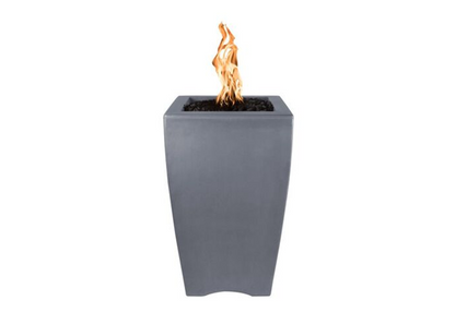 The Outdoor Plus Baston Concrete Fire Pillar + Free Cover - The Fire Pit Collection