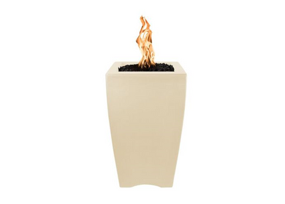 The Outdoor Plus Baston Concrete Fire Pillar + Free Cover - The Fire Pit Collection