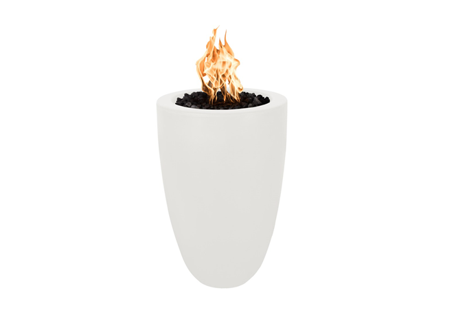 The Outdoor Plus Castillo Concrete Fire Pillar + Free Cover - The Fire Pit Collection