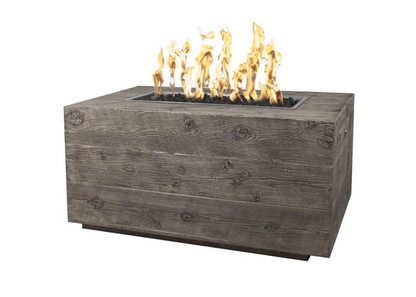 The Outdoor Plus Catalina Wood Grain Fire Pit + Free Cover - The Fire Pit Collection