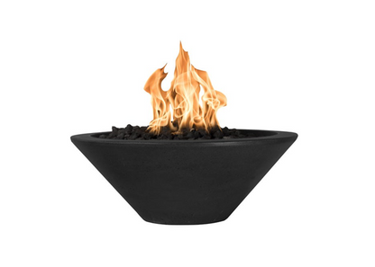 The Outdoor Plus Cazo Concrete Fire Bowl + Free Cover - The Fire Pit Collection