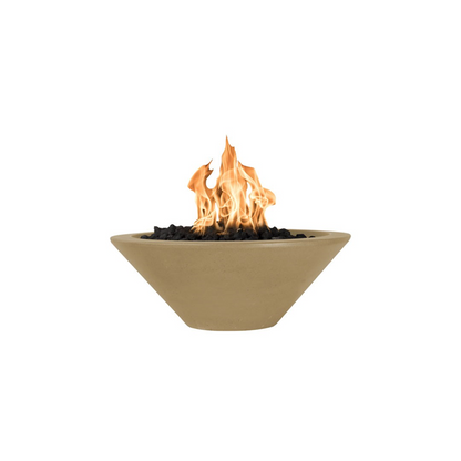 The Outdoor Plus Cazo Concrete Fire Bowl + Free Cover - The Fire Pit Collection