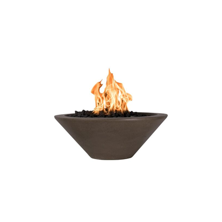 The Outdoor Plus Cazo Concrete Fire Bowl + Free Cover - The Fire Pit Collection