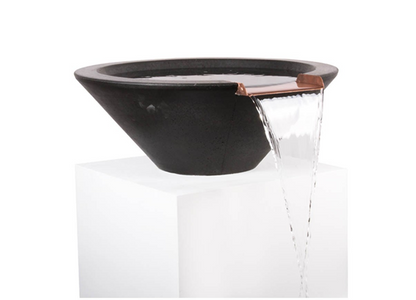 The Outdoor Plus Cazo Concrete Water Bowl + Free Cover - The Fire Pit Collection