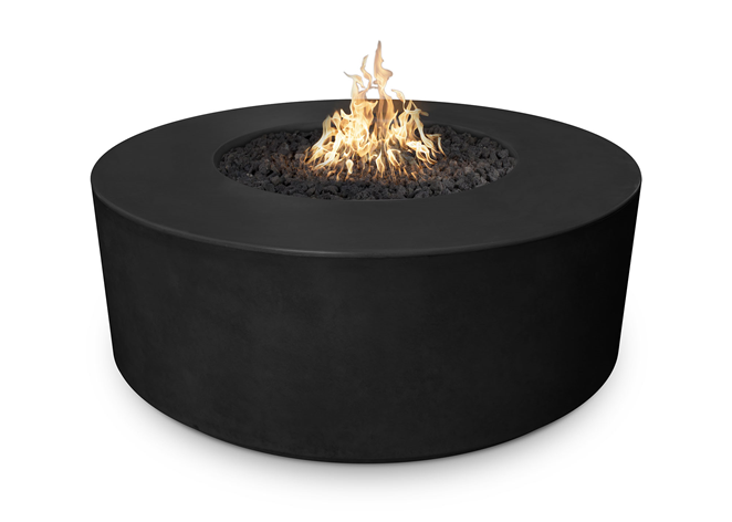 The Outdoor Plus 54" Florence Concrete Fire Pit + Free Cover - The Fire Pit Collection