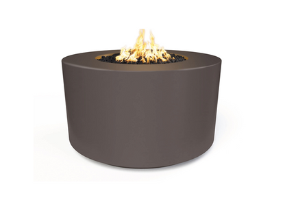 The Outdoor Plus 42" Florence Concrete Fire Table / 24" Tall + Free Cover - The Fire Pit Collection