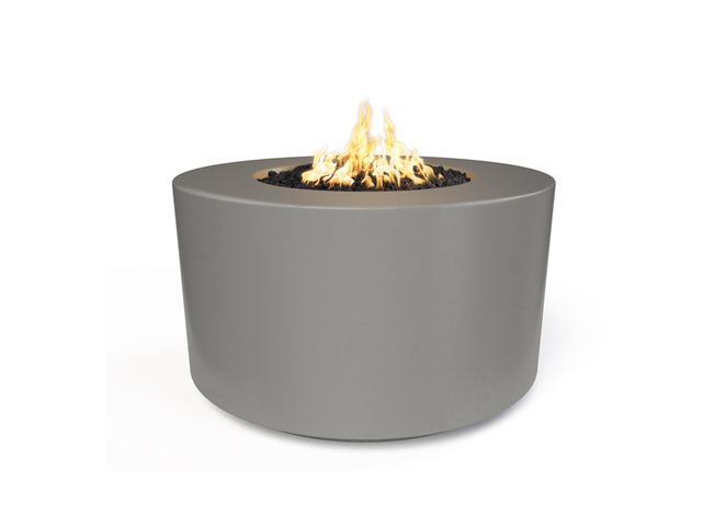 The Outdoor Plus 42" Florence Concrete Fire Table / 24" Tall + Free Cover - The Fire Pit Collection