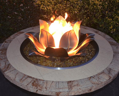 The Outdoor Plus Lotus Flower - The Fire Pit Collection