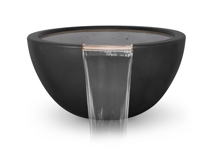 The Outdoor Plus Luna Concrete Water Bowl + Free Cover - The Fire Pit Collection