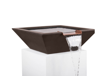 The Outdoor Plus Maya Concrete Water Bowl + Free Cover - The Fire Pit Collection