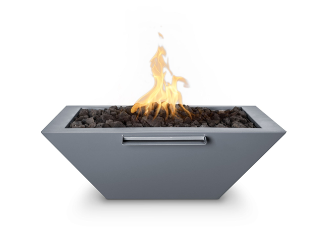 The Outdoor Plus Maya Powdercoated Steel Fire & Water Bowl + Free Cover - The Fire Pit Collection