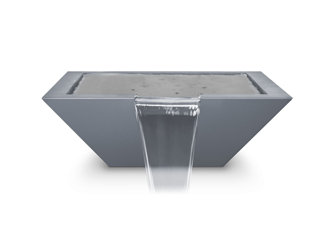 The Outdoor Plus Maya Powdercoated Steel Water Bowl + Free Cover - The Fire Pit Collection