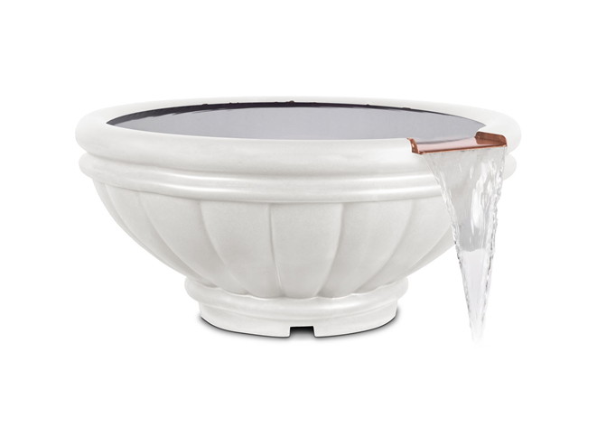 The Outdoor Plus Roma Concrete Water Bowl + Free Cover - The Fire Pit Collection