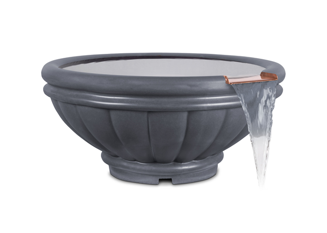 The Outdoor Plus Roma Concrete Water Bowl + Free Cover - The Fire Pit Collection