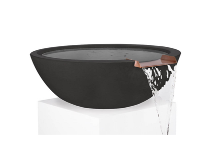 The Outdoor Plus Sedona Concrete Water Bowl + Free Cover - The Fire Pit Collection