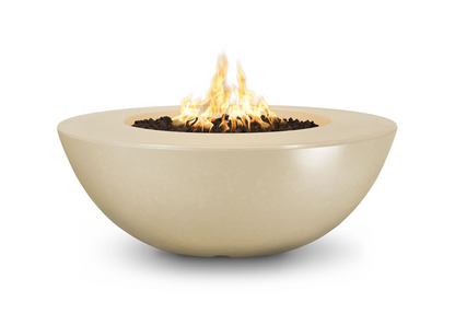 The Outdoor Plus Sedona Wide Lip Concrete Fire Pit + Free Cover - The Fire Pit Collection