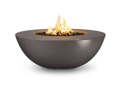 The Outdoor Plus Sedona Wide Lip Concrete Fire Pit + Free Cover - The Fire Pit Collection