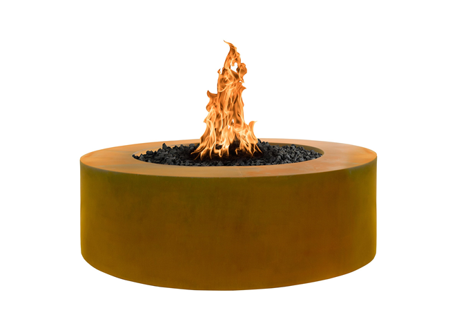 The Outdoor Plus Unity Steel Fire Pit - 24" Tall + Free Cover - The Fire Pit Collection