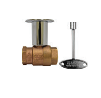The Outdoor Plus 3/4" On/Off Straight Key Valve  | American Fire Features 