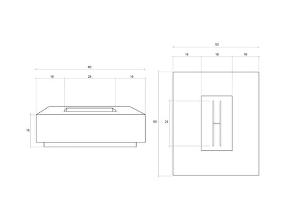 Prism Hardscapes Fire Table Tavola 7 - Free Cover