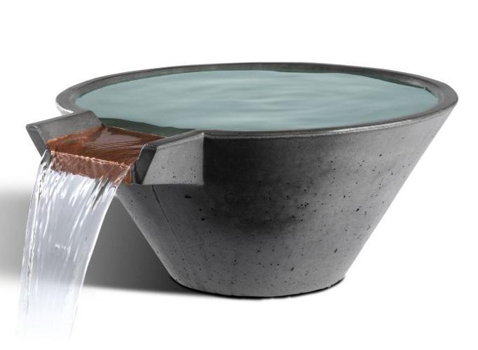 Cascade Conical Water Bowl - Free Cover