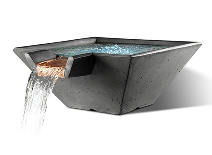 Cascade Square Water Bowl - Free Cover