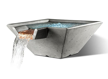 Cascade Square Water Bowl - Free Cover