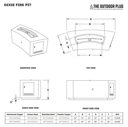 The Outdoor Plus Dixie Fire Pit - Free Cover