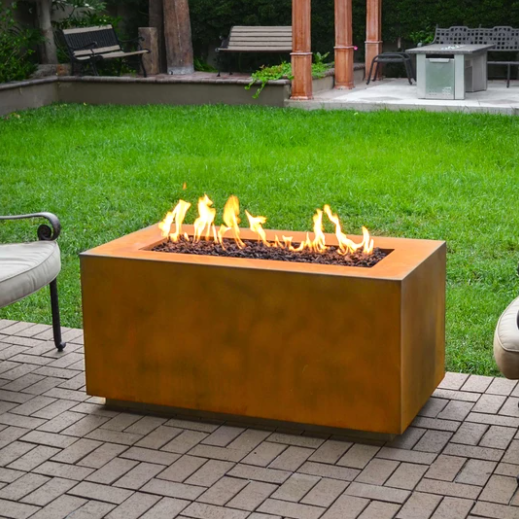 The Outdoor Plus Pismo Metal Fire Pit - Free Cover